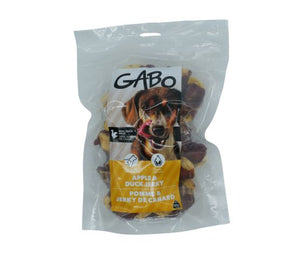 Gabo - Gâterie - Jerky de Canard - Pomme - 227g - Chien