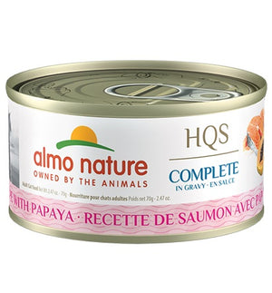 Almo Nature - Conserve Chat - Saumon et Papaye en Sauce