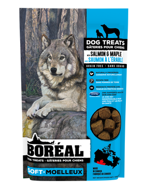 Boréal - Gâteries Tendres - Saumon et Érable - 150g - Chien