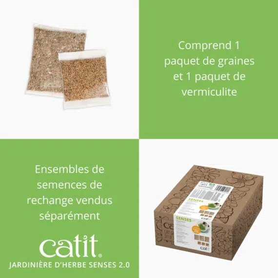 Catit - Senses 2.0 - Jardinière d'Herbe - Chat – Boutique Animali